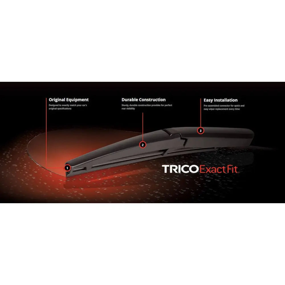 Trico No Supplier Warranty Windshield Wiper Blade 14-B - Exact Fit Rear 14