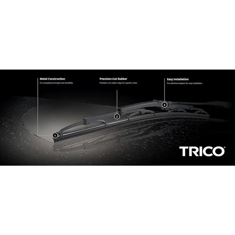 Trico No Supplier Warranty Windshield Wiper Blade 30-240 - Universal Steel 24