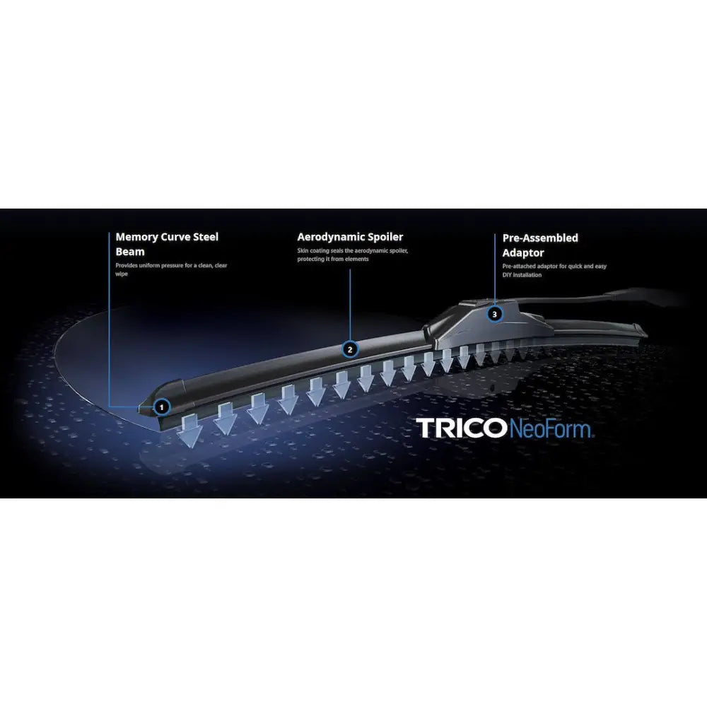 Trico Exclusive Teflon® Surface Protector Windshield Wiper Blade 16-2113 - 21 Neoform