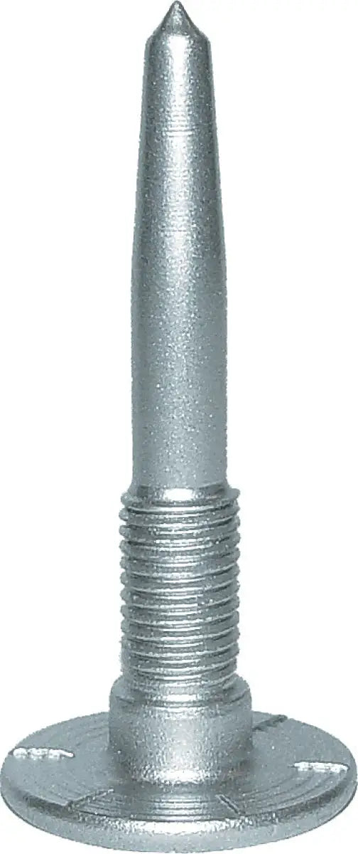 Silver trigger trail studs trig-1450-s with conical tip and notched flat base