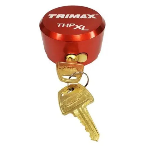 Trimax Limited Lifetime Warranty Padlock Thpxlalrd - Red Aluminum Hockey Puck Internal