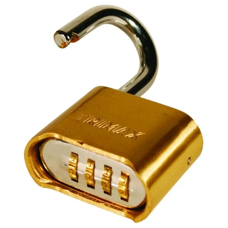 Trimax Designed For Durability Padlock TPC125 - Pdlck Combo 1.25 Shkl