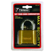 Trimax Designed For Durability Padlock TPC125 - Pdlck Combo 1.25 Shkl