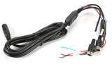 Black multi-connector cable with exposed wires for TRNS-2180 Brand Motion trailer wireless camera