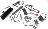 TRNS-2180 Brand Motion trailer wireless camera system with rearview mirror display and accessories