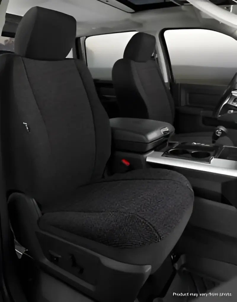 Black FIA TRS textured bucket seat cover with mesh for Toyota TRS49-48