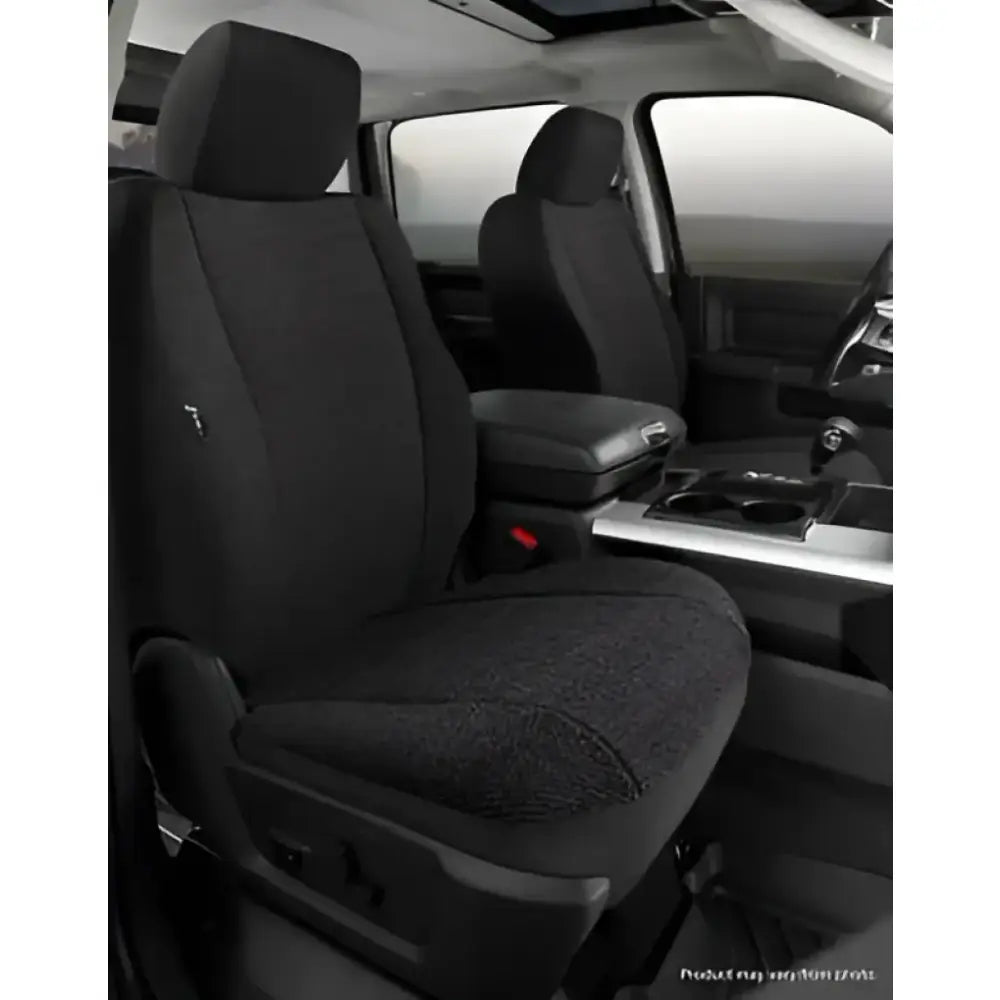 Black FIA TRS textured bucket seat cover with mesh for Toyota TRS49-48