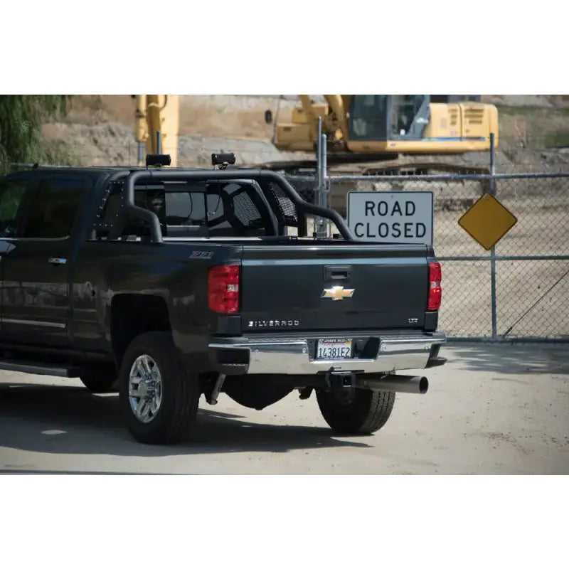 Truck Bed Bar 3 Inch Tubular Bar; Mounts Up To 4 Lights; Powder Coated; Black; Steel - & Automotive