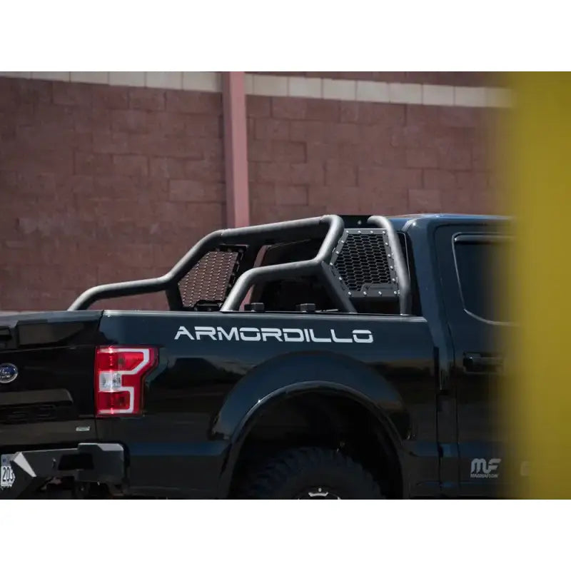 Truck Bed Bar 3 Inch Tubular Bar; Mounts Up To 4 Lights; Powder Coated; Black; Steel - & Automotive