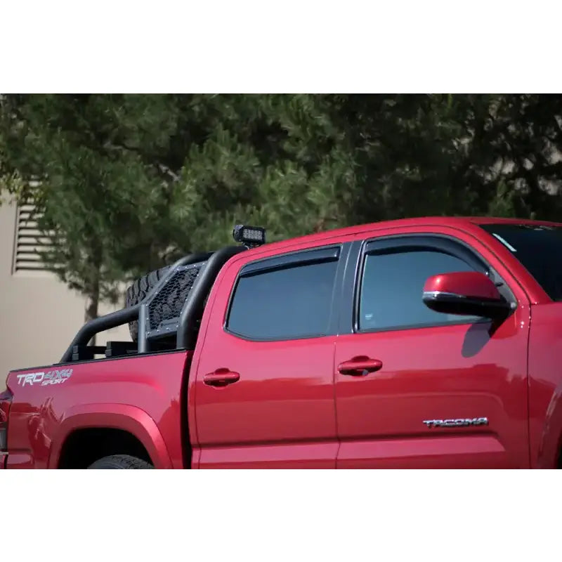 Truck Bed Bar 3 Inch Tubular Bar; Mounts Up To 4 Lights; Powder Coated; Black; Steel - & Automotive