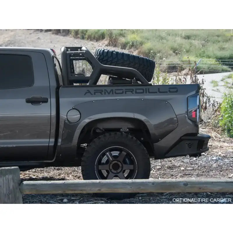 Truck Bed Bar 3 Inch Tubular Bar; Mounts Up To 4 Lights; Powder Coated; Black; Steel - & Automotive