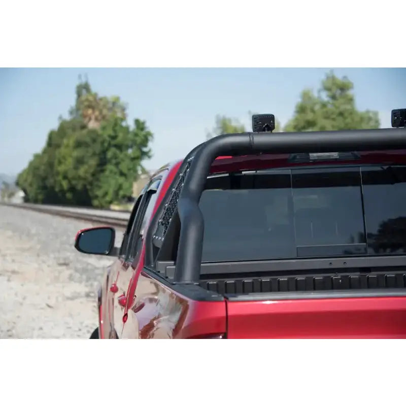 Truck Bed Bar 3 Inch Tubular Bar; Mounts Up To 4 Lights; Powder Coated; Black; Steel - & Automotive