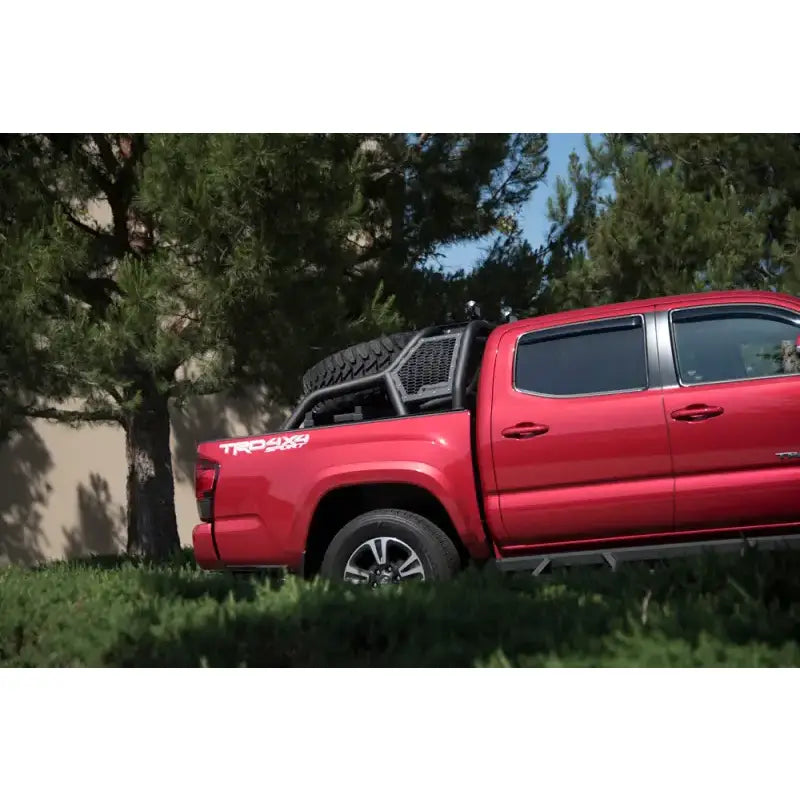 Truck Bed Bar 3 Inch Tubular Bar; Mounts Up To 4 Lights; Powder Coated; Black; Steel - & Automotive