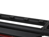 Black metal truck bed bar 3 inch tubular bar with third brake light mount