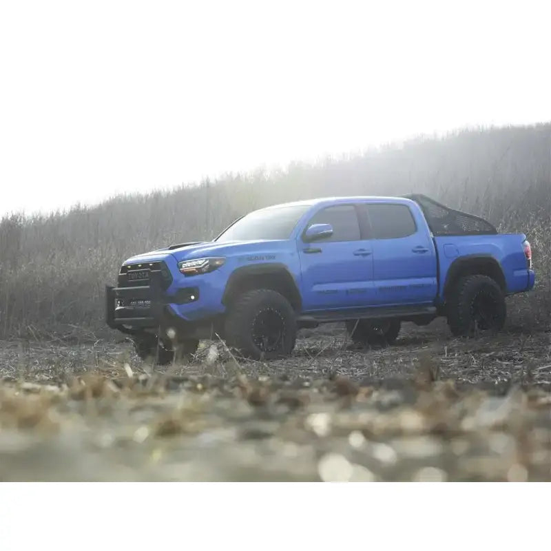 Truck Bed Bar Modular Style; Pre-Drilled Auxiliary Light Mounts; Powder Coated; Black; Steel - & Automotive