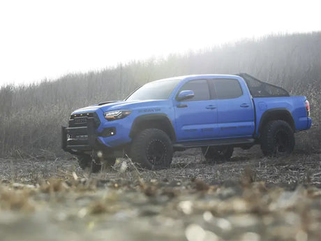 Truck Bed Bar Modular Style; Pre-Drilled Auxiliary Light Mounts; Powder Coated; Black; Steel - & Automotive