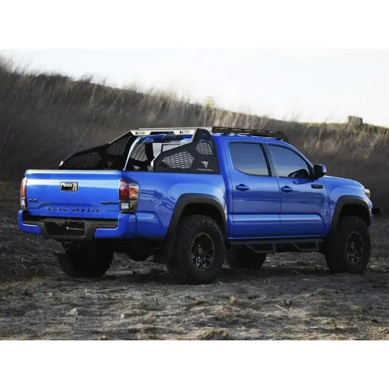 Truck Bed Bar Modular Style; Pre-Drilled Auxiliary Light Mounts; Powder Coated; Black; Steel - & Automotive