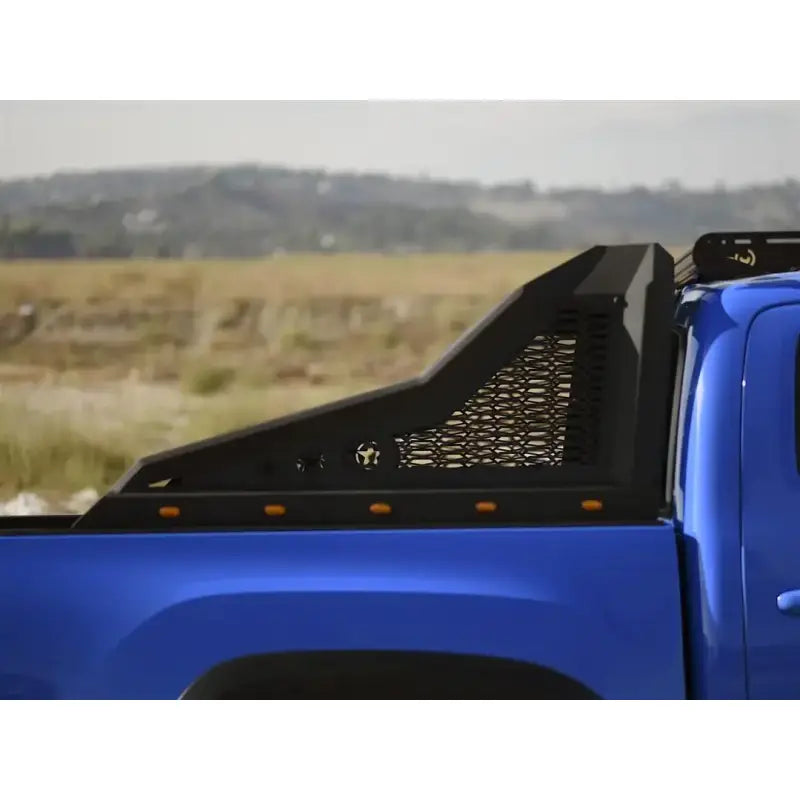 Truck Bed Bar Modular Style; Pre-Drilled Auxiliary Light Mounts; Powder Coated; Black; Steel - & Automotive
