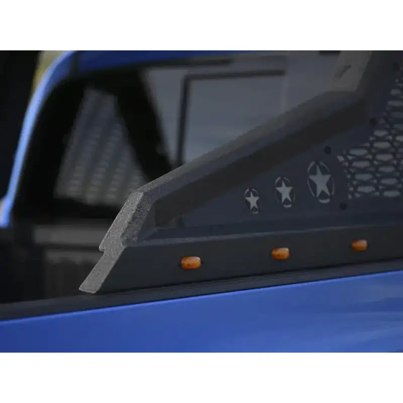 Truck Bed Bar Modular Style; Pre-Drilled Auxiliary Light Mounts; Powder Coated; Black; Steel - & Automotive