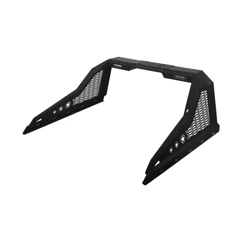 Truck Bed Bar Modular Style; Pre-Drilled Auxiliary Light Mounts; Powder Coated; Black; Steel - & Automotive