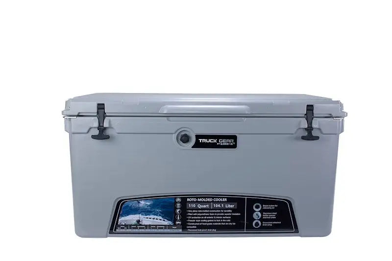 Gray Truck Gear COOLER110 110 Qt Cooler with drain plug and latches for outdoor fun