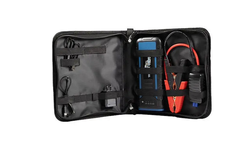 Truck Gear Jumpstart2 TGR portable jump starter kit with cables and charger in case