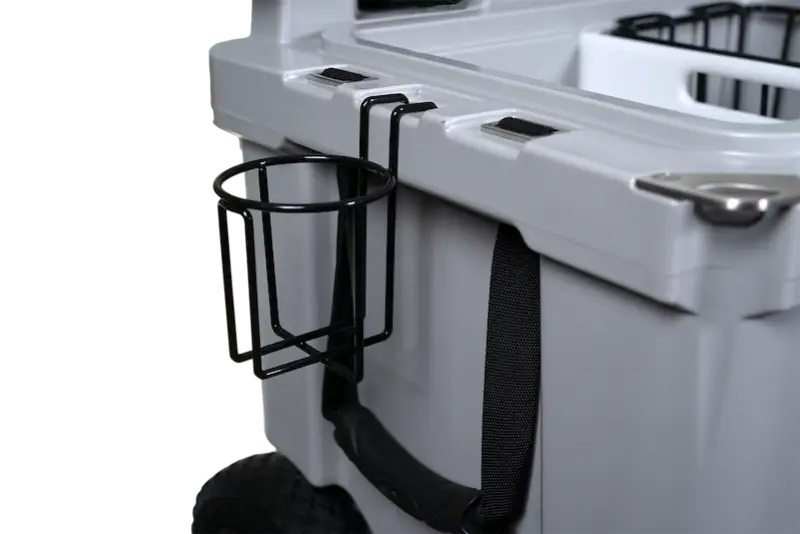 Truck Gear TWCOOLER45 45Qt towable cooler with attached cup holder for outdoor fun