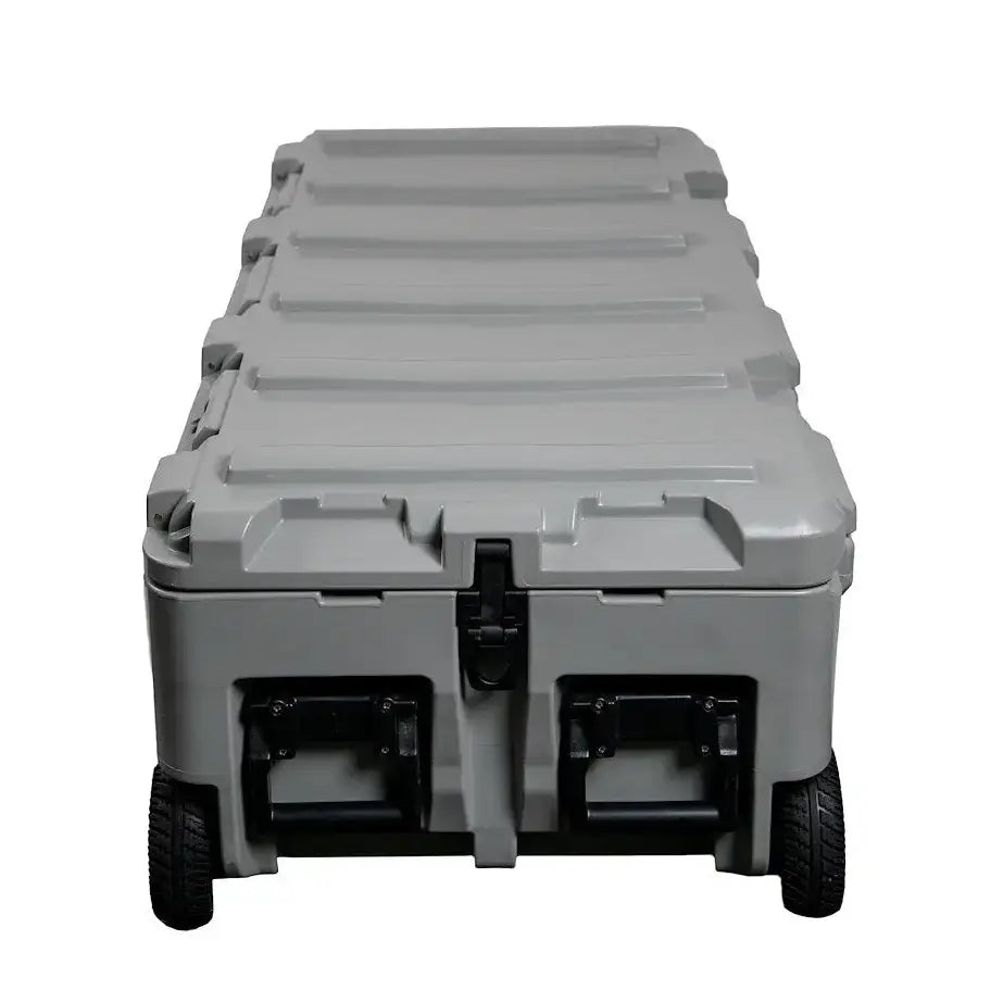 Gray heavy-duty storage case with latches and handles for Truck Gear TWSTRCS175 TGR