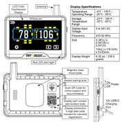 Truck SYSTMS Batteries Are User Replaceable Tire Pressure Monitoring System - TPMS TST-770-RV-4-TC - 770 Series RV Cap…