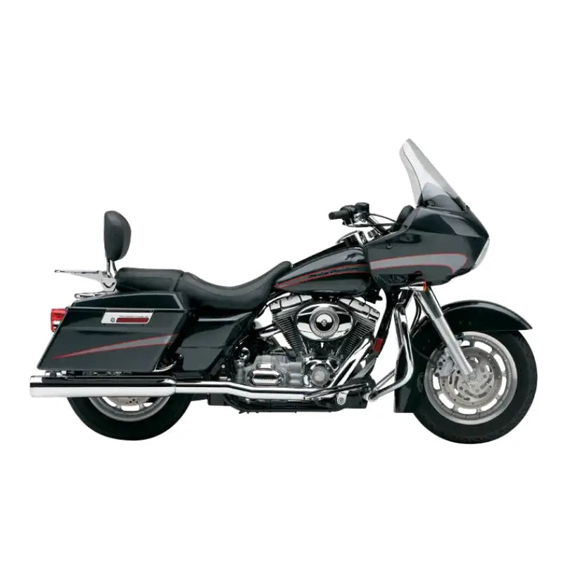 True Dual Headpipes Black Flh/Flt 07 08 - COBRA