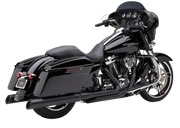True Dual Headpipes Black Flh/Flt 17 22 - COBRA