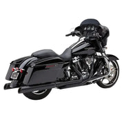True Dual Headpipes Black Flh/Flt 17 22 - COBRA