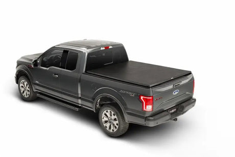 Gray Ford F-150 bed cover, Truxport Bed Cover for 04-08 Ford F-150 pickup