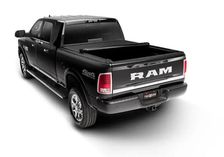 Black Ram pickup truck.