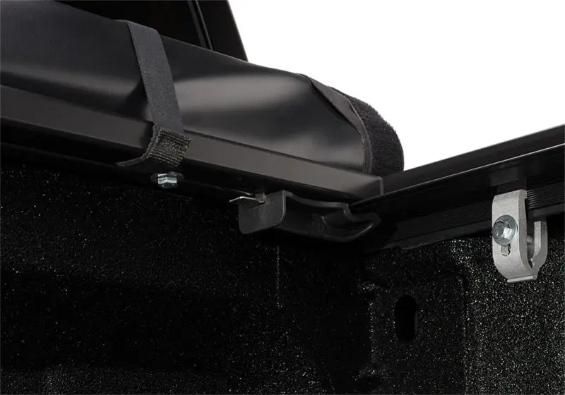 Truck bed cover hardware.