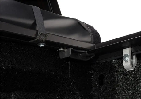 Truck bed cover hardware.
