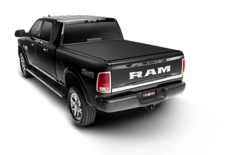 Black Ram pickup truck.