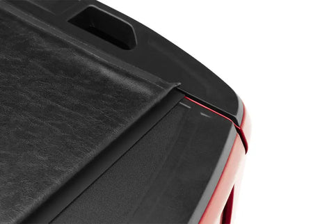 Black leather tonneau cover for GMC Canyon Chevrolet Colorado truck bed pro tonneau cover