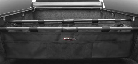 Truxedo Truck Luggage Bed Organizer/Cargo Sling for full size trucks, providing weather-resistant extra storage space with customizable support and organization.