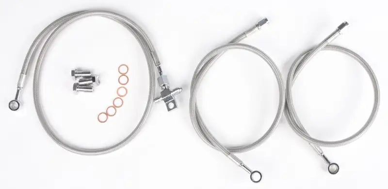 TRX450-F-2 Brakeline Frt 3 Line Hon Std + 2 - Front Brake Kit