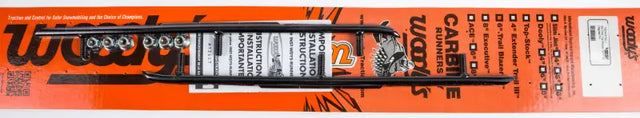 Black carbide snowmobile runners for Trail Blazer Round Bar or Round Bar Runners use
