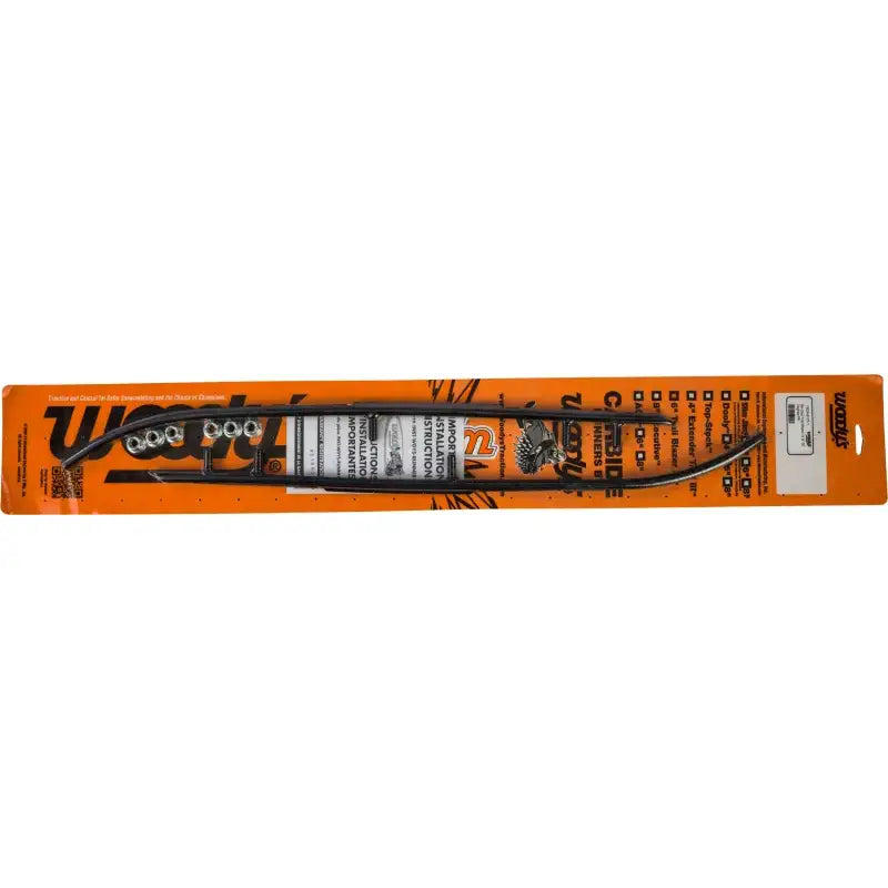 Black wiper blades in orange clear packaging for TSD4-6175 6 inch Carbide Runners