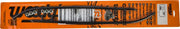 Black wiper blades in orange clear packaging for TSD4-6175 6 inch Carbide Runners