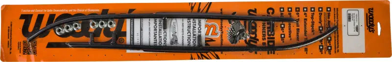 Black wiper blades in orange clear packaging for TSD4-6175 6 inch Carbide Runners