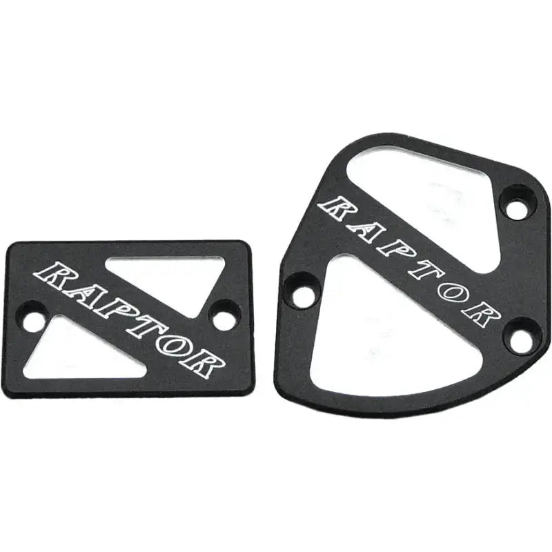 TSET1-RBLK Throttle & Brake Cover Set Black Logo Raptor 