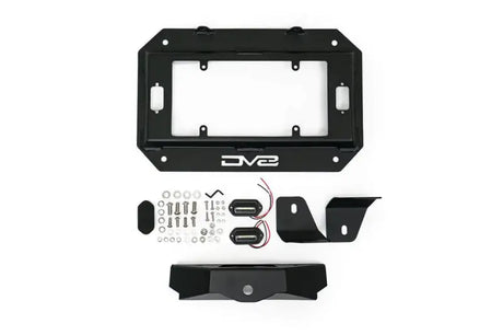TSJL-03 DV8 Wrangler Jl Spare Tire Delete Kit - License Plate Relocation