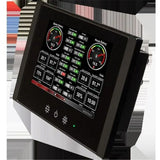 Black digital control panel on TSM810C-01 Maretron monitoring cntrl tchscreen system
