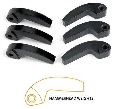 TT-80 Speedwerx Hypershift Hammerhead Machined Weights 3/Pk 80G - RV and Auto Parts
