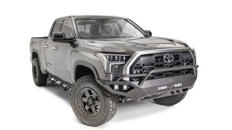 TT22-D5452-1 Fab Fours Vengeance Bumper installed on a rugged truck, showcasing sleek and aggressive design, robust construction for maximum durability, and enhanced protection for off-road adventures, RV, Automotive, Powersports, marine, exterior, truck accessories, interior, truck bed, RV parts, Bumpers, Grilles & Guards, AVADA - Best Sellers, Must Haves.