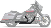 FREEDOM Tuck & Under Header Black `95 08 Flt/H for Powersports